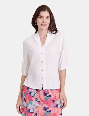 Blusa Vitos manga al codo para mujer