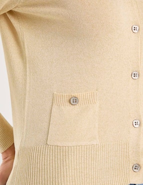 Suéter Damaia Atelier cuello con botón para mujer
