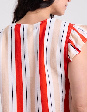 Blusa Damaia Atelier manga corta para mujer