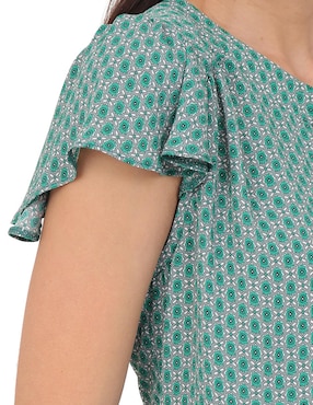 Blusa Duplan manga corta para mujer