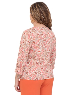 Blusa Duplan Petite manga 3/4 para mujer