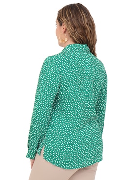 Blusa Duplan Petite manga larga para mujer