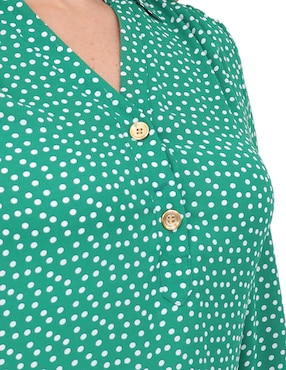 Blusa Duplan Petite manga larga para mujer