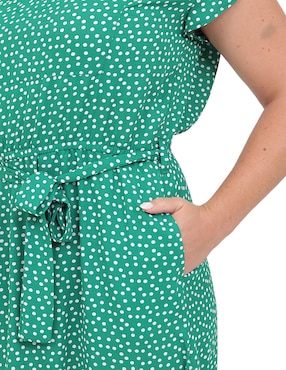 Vestido midi casual Duplan Petite para mujer