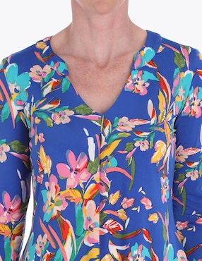 Blusa Charme manga 3/4 para mujer