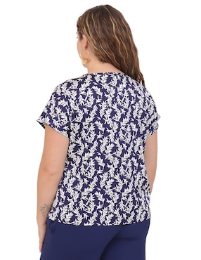 Blusa Duplan Petite manga corta para mujer