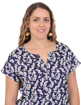 Blusa Duplan Petite manga corta para mujer