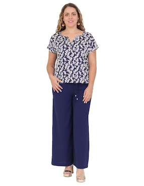 Blusa Duplan Petite manga corta para mujer