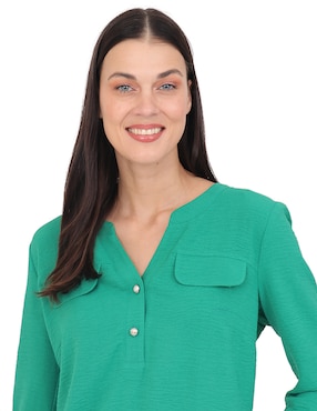 Blusa Duplan manga 3/4 para mujer