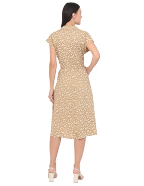 Vestido midi casual Duplan para mujer