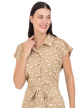 Vestido midi casual Duplan para mujer