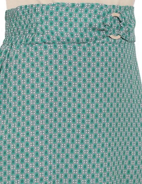 Falda midi Duplan a la cintura