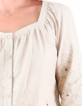 Blusa Margaret manga 3/4 para mujer