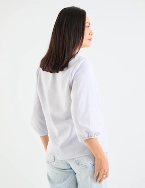 Blusa Loren's manga 3/4 para mujer