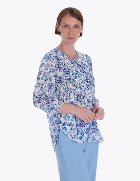 Blusa Charme manga 3/4 para mujer