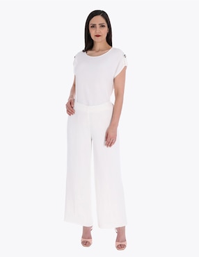 Pantalón de vestir Charme amplio para mujer