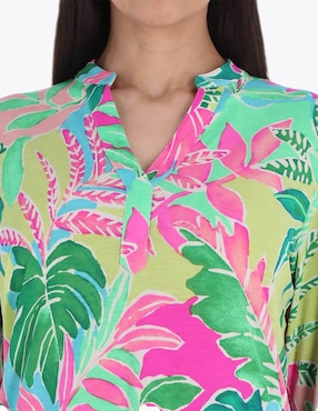 Blusa Charme manga 3/4 para mujer