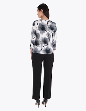 Blusa Charme manga 3/4 para mujer