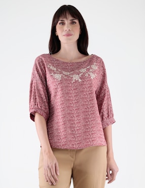 Blusa Margaret manga al codo para mujer