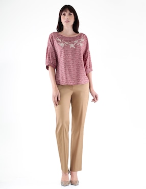 Blusa Margaret manga al codo para mujer