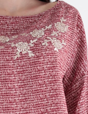 Blusa Margaret manga al codo para mujer
