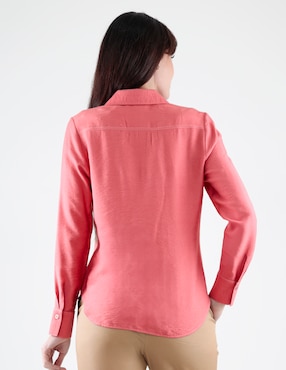 Blusa camisera Margaret manga larga para mujer