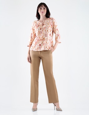 Blusa Margaret manga 3/4 para mujer
