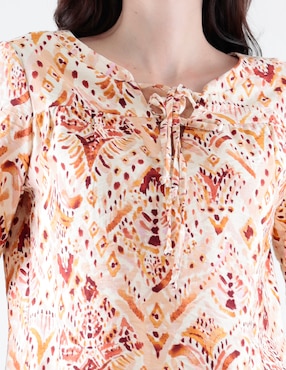 Blusa Margaret manga 3/4 para mujer