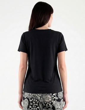 Blusa Margaret manga corta para mujer
