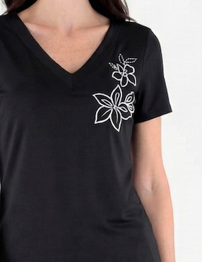 Blusa Margaret manga corta para mujer