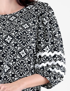 Blusa Margaret manga 3/4 para mujer