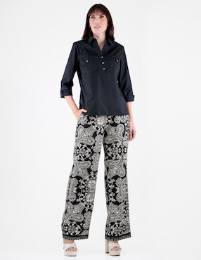 Blusa Margaret manga 3/4 para mujer