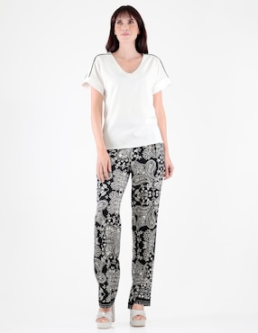 Blusa Margaret manga corta para mujer
