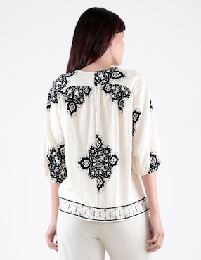 Blusa Margaret manga al codo para mujer