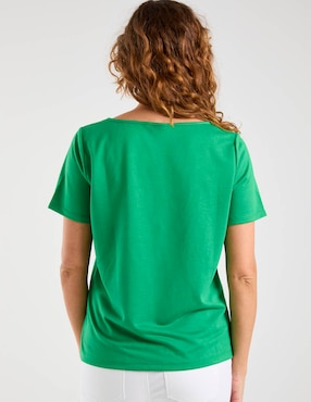 Blusa Talbots manga corta para mujer