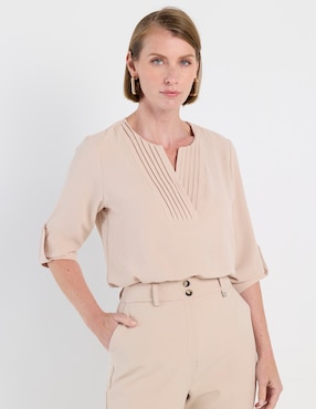 Blusa Damaia Atelier manga 3/4 para mujer