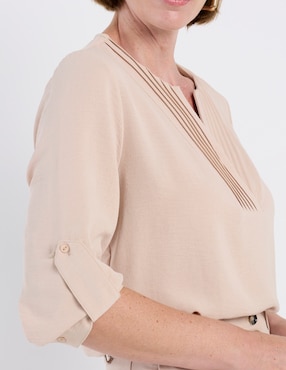 Blusa Damaia Atelier manga 3/4 para mujer
