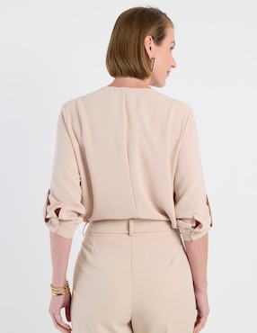 Blusa Damaia Atelier manga 3/4 para mujer