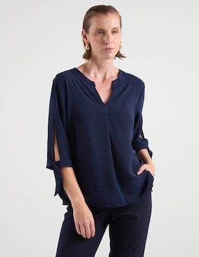 Blusa Damaia Atelier manga 3/4 para mujer