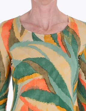 Blusa Charme manga 3/4 para mujer