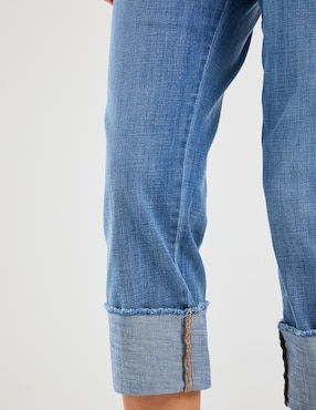Jeans capri straight cintura baja Chico's para mujer