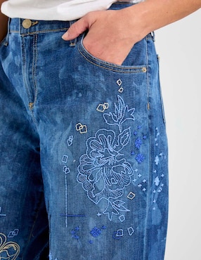 Jeans relaxed boyfriend cintura baja Chico's para mujer