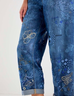 Jeans relaxed boyfriend cintura baja Chico's para mujer