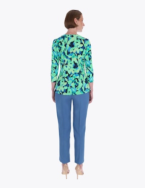 Blusa Charme manga 3/4 para mujer