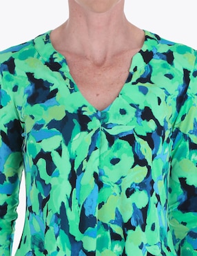 Blusa Charme manga 3/4 para mujer