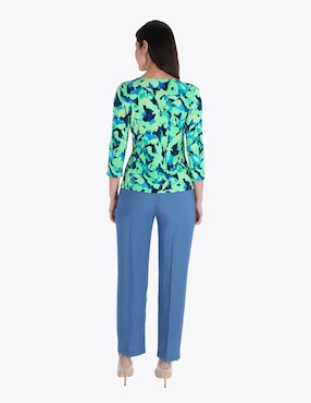 Blusa Charme manga 3/4 para mujer