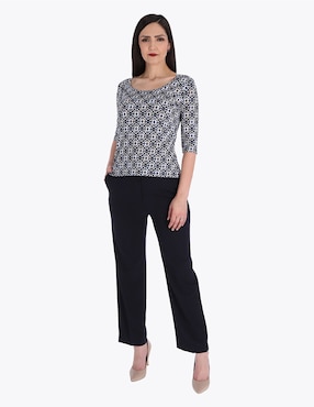 Blusa Charme manga 3/4 para mujer