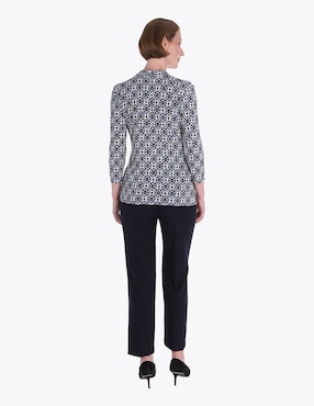 Blusa Charme manga 3/4 para mujer