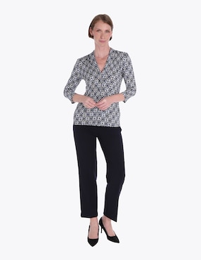 Blusa Charme manga 3/4 para mujer