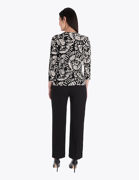 Blusa Charme manga 3/4 para mujer